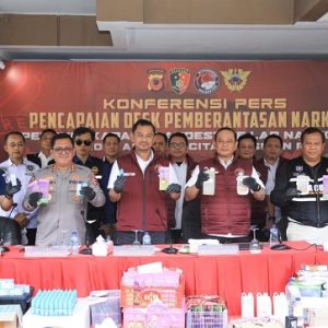 Bareskrim Polri berhasil ungkap jaringan Narkoba Internasional