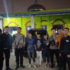 Berantas Kejahatan Jalanan, Polisi Amankan Lima Tersangja Pelaku Tawuran 