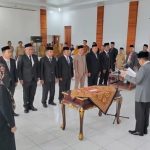 Bupati Lantik 10 Pejabat Administrator Lingkup Pemda Buton Utara Sultra