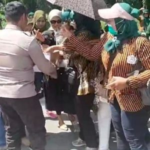 Dengan Humanis, Polresta Deli Serdang kawal Unjuk Rasa Damai Aliansi Rakyat Menggugat