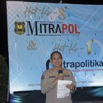 Hadiri HUT Ke-8 Mitrapol dan HUT Ke-1 Mitrapolitika, Kabag Mitra Biro Penmas Divhumas Polri Bantu Divisi Humas Polri