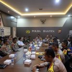 Kapolda Banten pimpin rapat kordinasi lintas sektotal kesiapan hadapi bencana alam