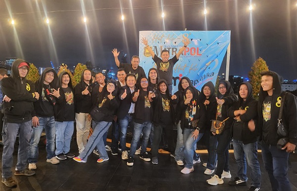 Kepala Biro Kota Metro hadiri perayaan HUT Media Mitrapol di Jakarta