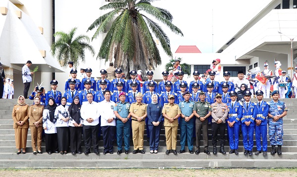 Pj. Gubernur Samsudin Pimpin Upacara HUT ke-79 PGRI dan Hari Guru Nasional Tingkat Provinsi Lampung Tahun 2024