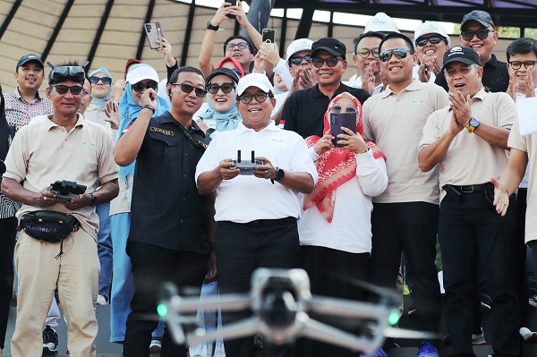 Promosikan destinasi wisata, Pj. Gubernur Lampung Buka Kompetisi Drone Wonderful Lampung 2024