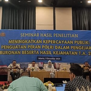 Seminar Puslitbang Polri, Ketua Umum PWI Hendry Ch Bangun : Peran Media Krusial untuk DPO dan DPB