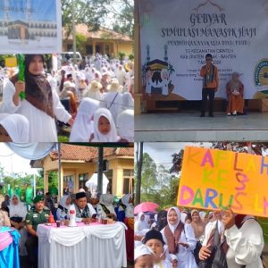 Siswa/i PAUD dan TK se-Kecamatan Cirinten ikuti simulasi Manasik Haji