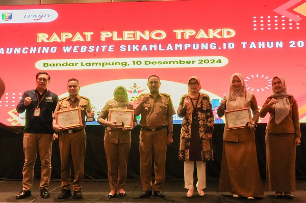 TPAKD Provinsi Lampung Tinjau Capaian 2024 dan Luncurkan Website Akses Keuangan Digital