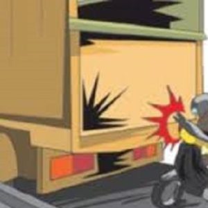 Tabrak belakang Truk, Pemotor asal Lebak tewas di tempat