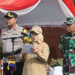 Upacara Gelar Pasukan Operasi Lilin Candi Tahun 2024 Pengamanan Natal dan Tahun Baru Polres Blora