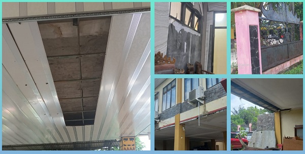 Alokasi anggaran ratusan juta, Faktanya Sarpras Gedung DPRD Kota Balam tidak dirawat