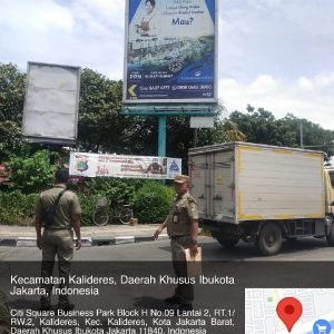 Berdiri di atas lahan milik Pemda, Tiang Reklame Milik Citra Indah Puri Media diduga ilegal