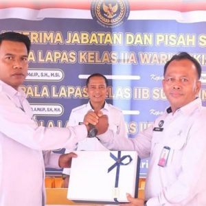 Budi Hardiono Resmi Jabat Lapas Kelas IIB Sukabumi