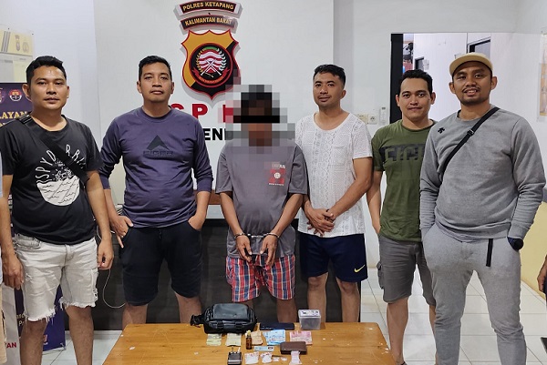 Bukti Komitmen, Polres Ketapang Kembali Tangkap Pengedar Narkoba di Kendawangan