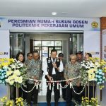 Dukung Peningkatan Kinerja SDM, AHY Resmikan Rusun Dosen Politeknik PU