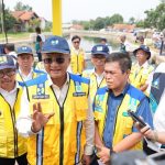 Dukung Peningkatan Produksi Beras, Menteri PU Tinjau Rehabilitasi Saluran Induk Tarum Utama D.I Jatiluhur