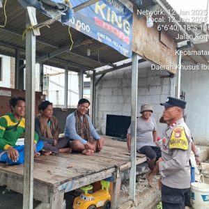 Sambang Bhabinkamtibmas : Cooling System dan Imbauan Kamtibmas
