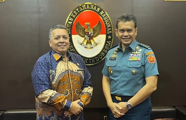 Sesjen Wantannas RI Laksdya TNI T.S.N.B Hutabarat Terima Kunjungan Panitia PWI Pusat HPN 2025 di Kalsel