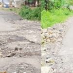 Terkesan dibiarkan, Kondisi Jalan Raya Cirinten Bojong Manik makin parah