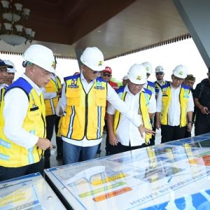 Tinjau Infrastruktur Pendukung Swasembada Pangan, Menteri PU : Optimalkan Jaringan Irigasi Bendungan Jlantah