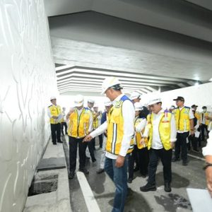 Tinjau Underpass Joglo, Menteri PU : Tekankan Keselamatan Pengguna Jalan dan Mitigasi Banjir