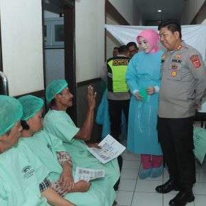 Polres Sukabumi Sehat, Ratusan Pasien Katarak Dioperasi Gratis