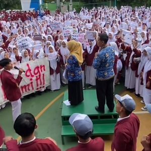 Aksi Damai Pelajar MAN 2 Kota Bekasi Tuntut Transparansi dan Audit Dana Sekolah