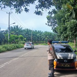 Antisipasi Gangguan Kamtibmas, Kanit Sabhara Polsek Rangkasbitung Polres Lebak Laksanakan Patroli 