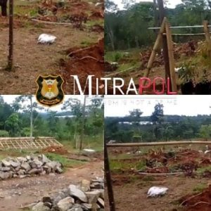 Bangunan Tidak Berizin Berdiri di Sebuah Lahan di Desa Cibungur Kecamatan Luewidamar