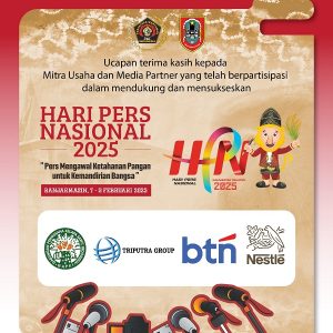 Gotong Royong Kunci Sukses HPN 2025 di Banjarmasin, Terima Kasih PWI Kepada Sponsor