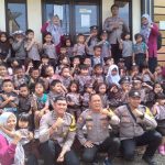 Humanis..!! Polsek Sagaranten Polres Sukabumi Menerima Kunjungan Siswa Taman Kanak-kanak