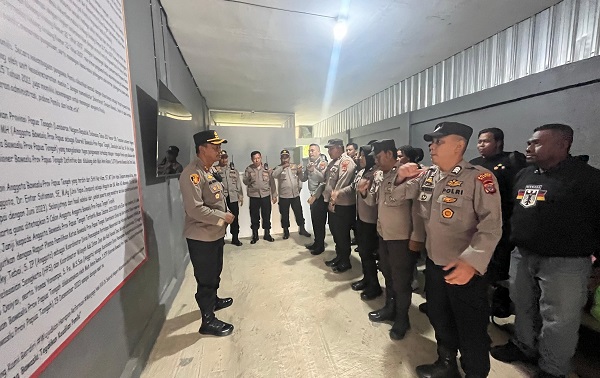 Jelang Keputusan MK, Kapolres Nabire Tinjau Titik Pengamanan 