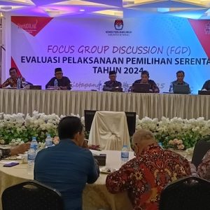 KPU Ketapang Adakan FGD Evaluasi Pelaksanaan Pemilihan Serentak Tahun 2024