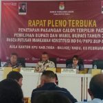 Pasca Keputusan MK, KPU Toba tetapkan pasangan Bupati dan Wakil Bupati Efendi-Murphy sebagai pemenang Pilkada