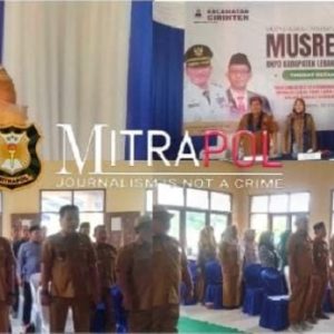 Pemerintah Kecamatan Cirinten Gelar Musrenbang RKPD Kabupaten Lebak Tahun 2026