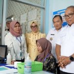Pj. Gubernur Lampung Pantau Pelaksanaan Program Pelayanan Kesehatan Gratis di Puskesmas Gedong Tataan