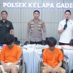 Polsek Kelapa Gading Jakarta Utara meringkus empat tersangka pelaku begal