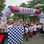 Ribuan Peserta Antusias Meriahkan Jalan Sehat dan Bakti Sosial HPN 2025 di Banjarmasin
