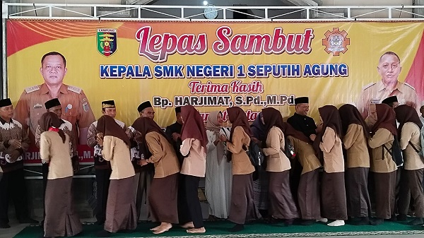 SMKN 1 Seputih Agung menggelar acara pisah sambut