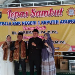 Bentuk apresiasi, SMKN 1 Seputih Agung gelar acara pisah sambut Kepala Sekolah