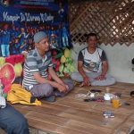 Sampaikan Pesan Kamtibmas, Anggota Polsek Rangkasbitung Polres Lebak Temui Warga