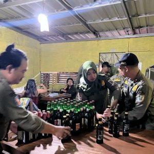 Tanpa Henti, Satpol PP Demak Terus Gelar Razia Miras Diseluruh Wilayah