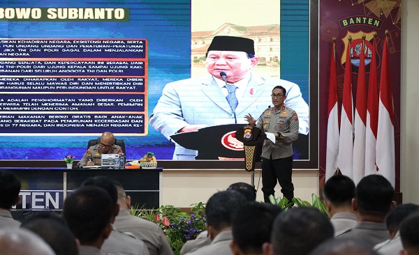 Tindak lanjut Rapim TNI - Polri, Kapolda Banten tekankan pelayanan prima dan humanis