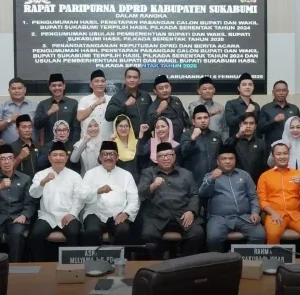 Ketua DPRD Kabupaten Sukabumi Pimpin Rapat Paripurna Bahas Transisi Kepemimpinan