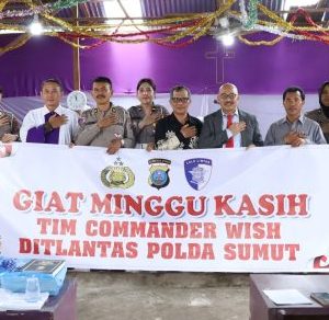 Ditlantas Polda Sumut Hadir Ditengah Masyarakat dalam Kegiatan Minggu Kasih