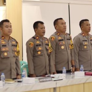 Kapolres Ketapang Laksanakan Gelar Operasional Dan Analisa Evaluasi Kenerja