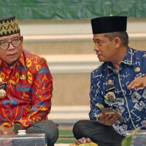 Jelang Ramadhan, Pj.Gubernur Samsudin Hadiri Ceramah Agama dan Doa Bersama Sat Pol PP