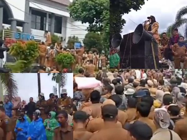 Ribuan Perangkat Desa Berdemo Tuntut Haknya, Aap Aptadi Angkat Bicara