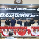 DPRD Lampung Setujui Pengesahan Pengangkatan Gubernur dan Wakil Gubernur Terpilih Periode 2025-2030