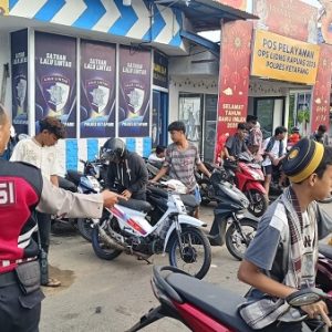 Polres Ketapang Bubarkan Aksi Balap liar Saat Bulan Suci Ramadhan